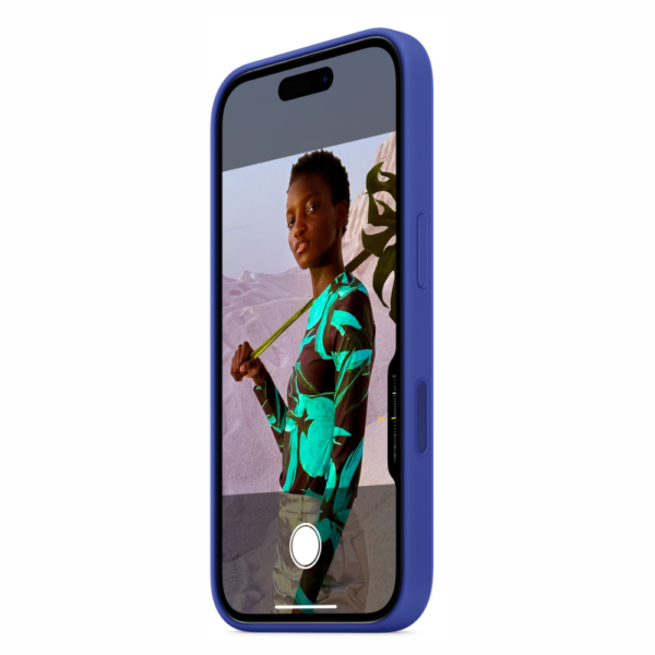 Second image of iPhone 16 Silicone Case – Black Soft-Touch Protective Cover | Slim & Stylish Phone Case