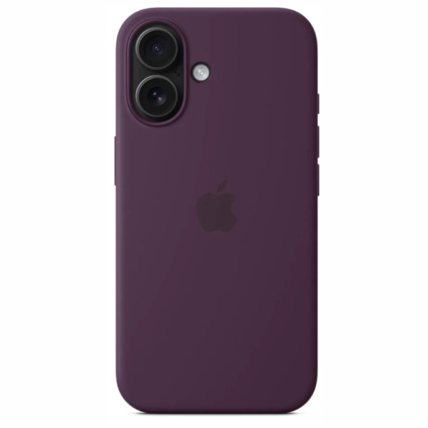 Second image of iPhone 16 Silicone Case – Wine Soft-Touch Protective Cover | Slim & Stylish Phone Case