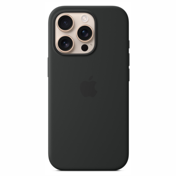 iPhone 16 Pro Silicone Case – Black Soft-Touch Protective Cover | Slim & Stylish Phone Case