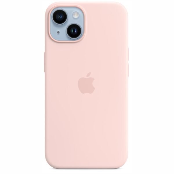 iPhone 14 Silicone Case – Solid Pink Soft-Touch Protective Cover | Slim & Stylish Phone Case